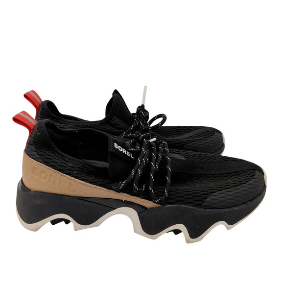 Sorel Shoes - Sorel Kinetic Impact Lace Womens Sneakers Black Tan NL4953-010 Size 9